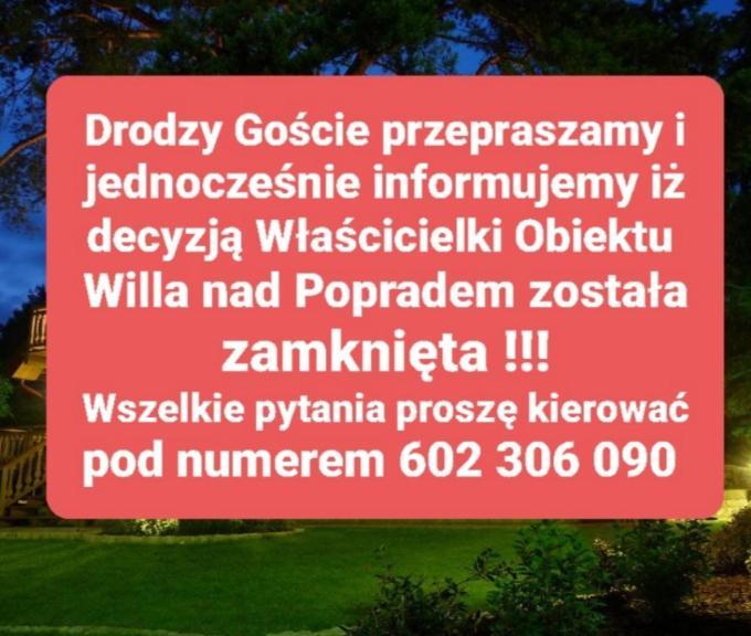 Willa Nad Popradem Bed & Breakfast Piwniczna-Zdroj Екстериор снимка